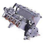 V8 High Speed Engine Model Electromagnetic 8-Cylinder Car Engine Working Principle Stem - Assembled 4