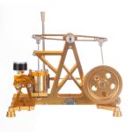 ENJOMOR Watt Steam Engine Scientific Educational Model Toys Steam Pump With Boiler Generator 4