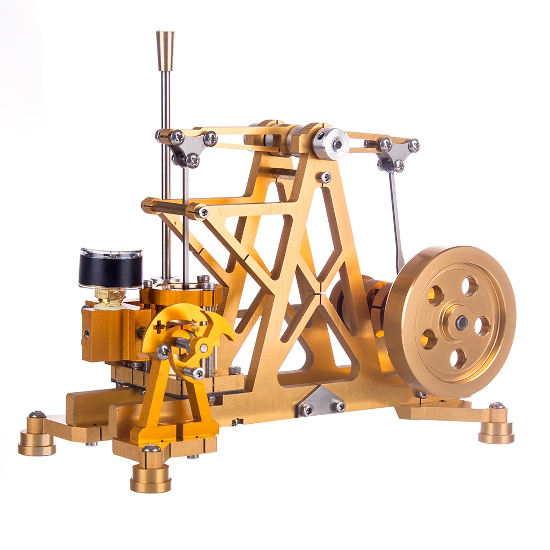 ENJOMOR Watt Steam Engine Scientific Educational Model Toys Steam Pump With Boiler Generator 5