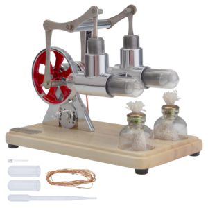 Balance Twin Cylinder Hot Air Stirling Engine...