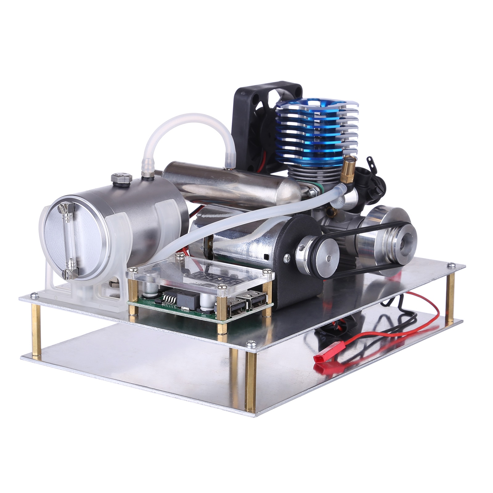VX 18 Single Cylinder 2-stroke Air-cooled Assembled Methanol Engine Generator Model with Voltage Digital Display and Dual USB 5