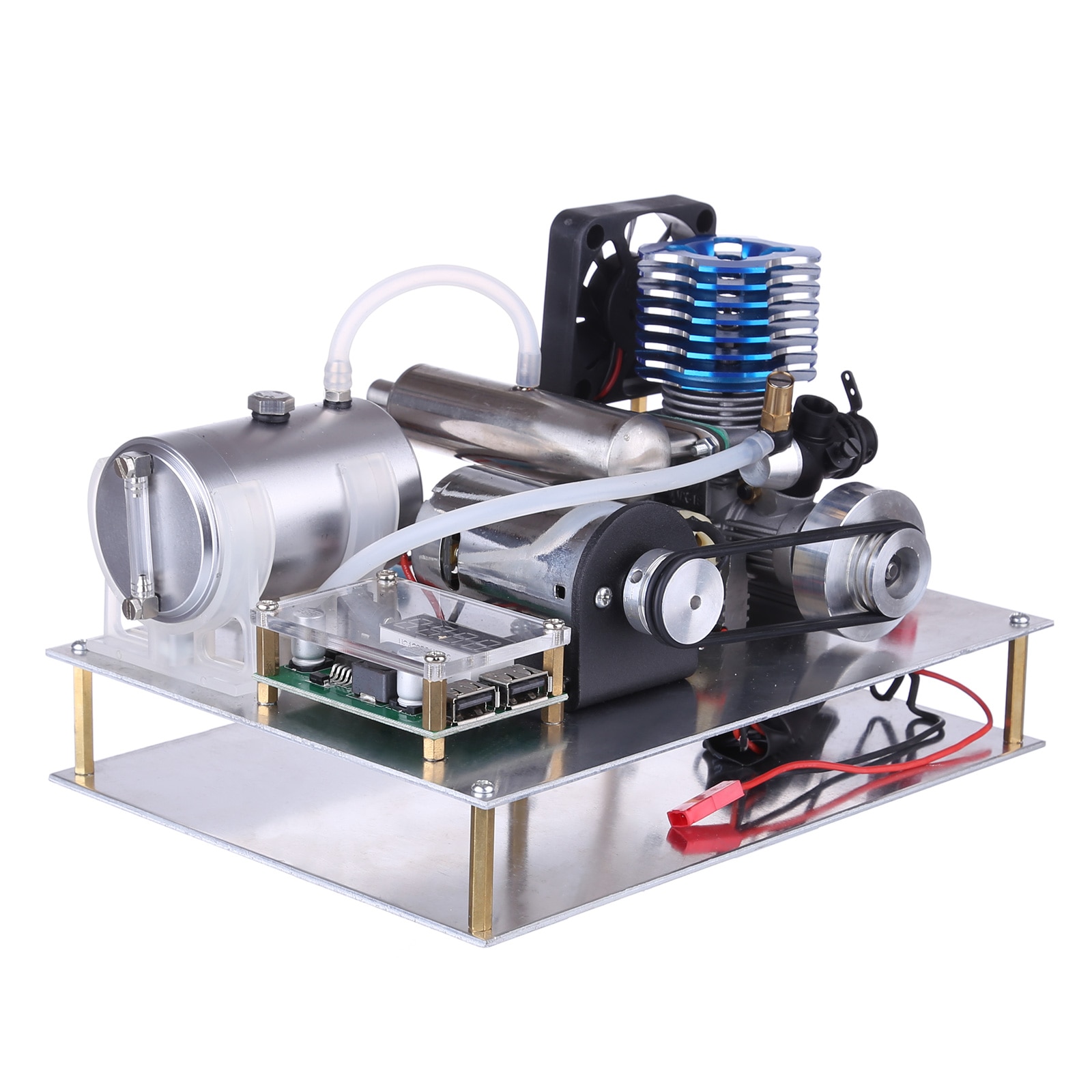 VX 18 Single Cylinder 2-stroke Air-cooled Assembled Methanol Engine Generator Model with Voltage Digital Display and Dual USB 1
