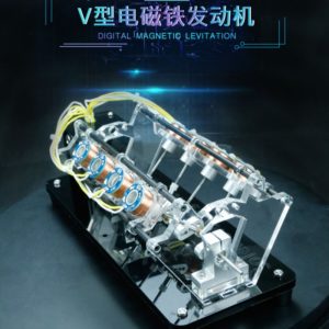 Electromagnet engine Engine model can be started High-speed motor Automobile engine v-type engine