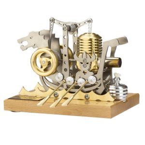 Stirling Mini Engine Model Movable Engine DIY Assembly Steam All Metal Toy