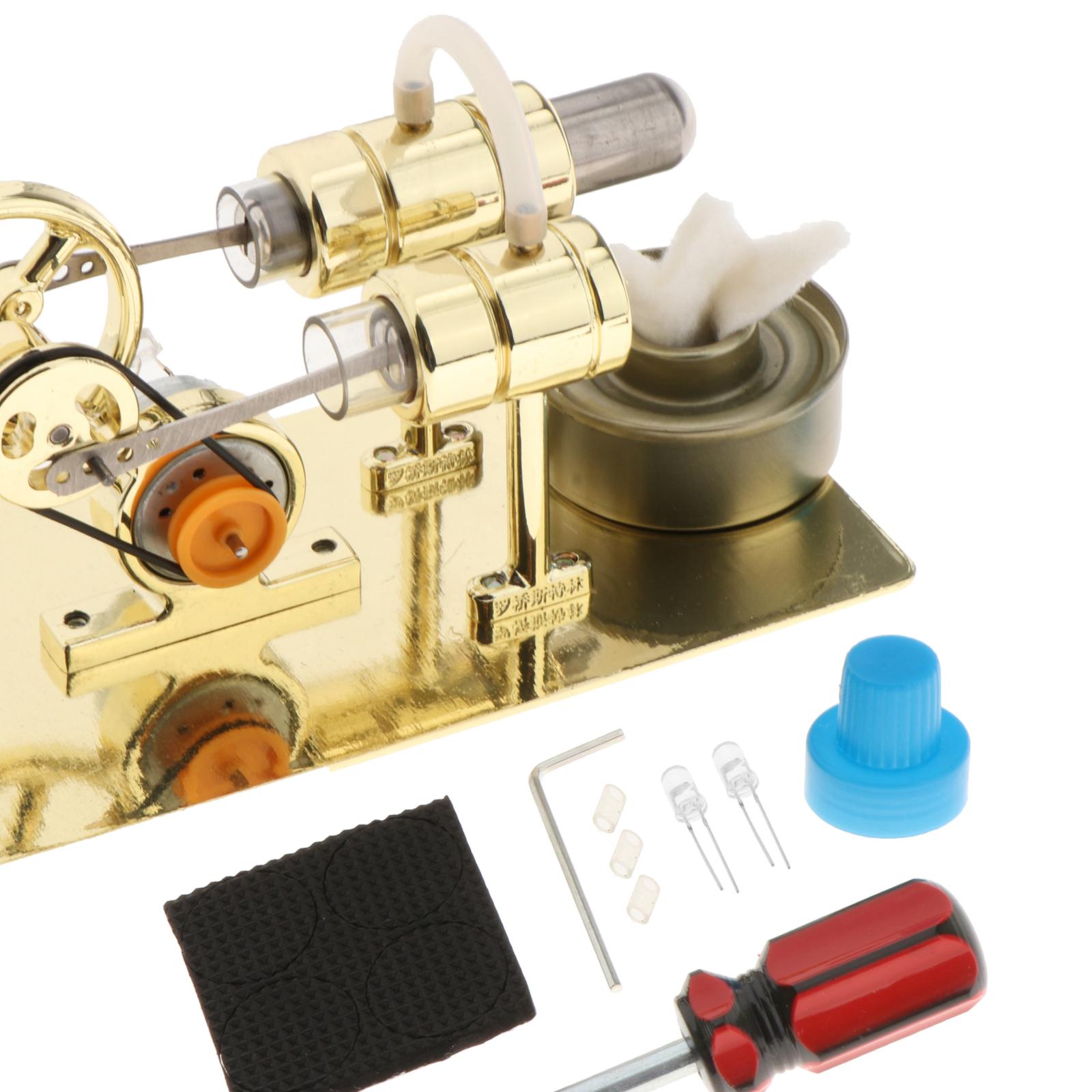 Stirling Engine Balance Engine Motor Model Heat Steam Education DIY Model 6