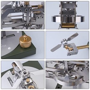 Yamix Hot Air Stirling Engine Model, Metal...