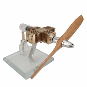 Yamix Stirling Mini Engine Model Toy- Wooden...